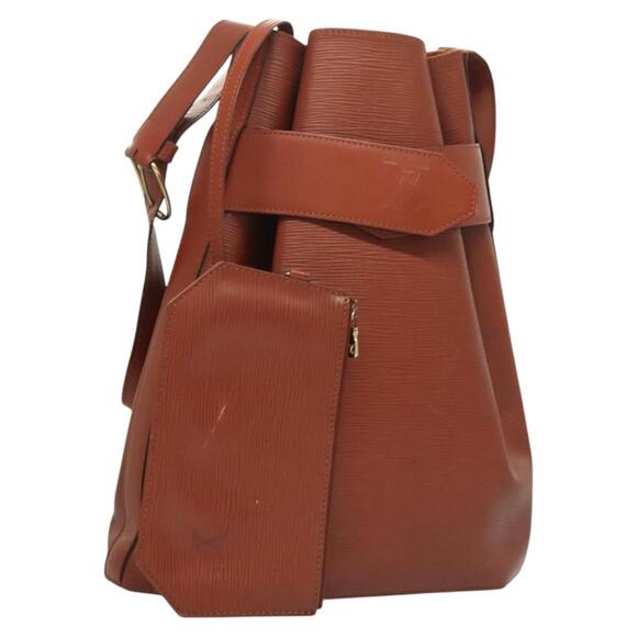 LOUIS VUITTON Epi Sac Depaule GM Shoulder Bag Brown M80193 - Picture 1 of 16